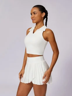 Outlet POLO Lapel Skinny Tank Top Tank Tops & Camis|Activewear