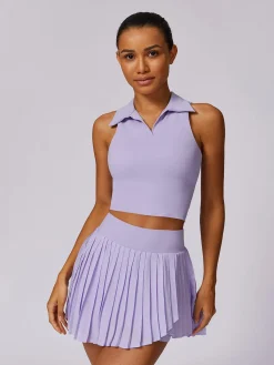 Outlet POLO Lapel Skinny Tank Top Tank Tops & Camis|Activewear