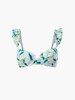 Discount Print Ruffle Bikini Set Swimwear|Matching Sets
