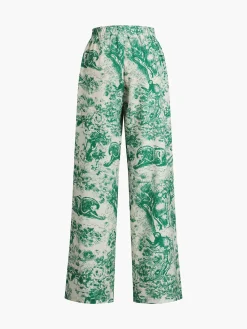 Clearance Printed Tie Up Pants Set Pants Sets|Matching Sets