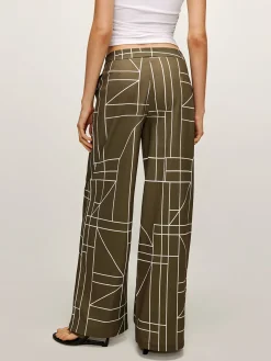 New Printed Wide-Leg Pants Pants|Matching Sets