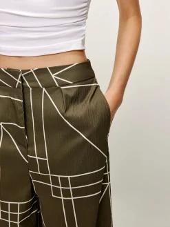 New Printed Wide-Leg Pants Pants|Matching Sets