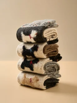 New Puppy Pattern Wool Socks Socks & Tights|Accessories