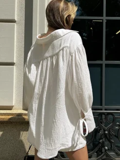 New Pure Cotton Loose Knotted Shorts Set Shorts Sets|Shorts