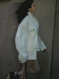Hot Pure Cotton Polo Jacket Outerwear|Jackets