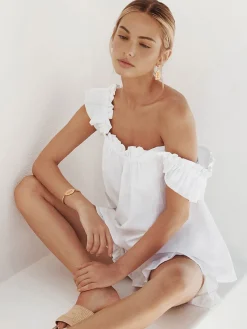 Pure Cotton Ruffle Shorts Set Shorts Sets|Shorts
