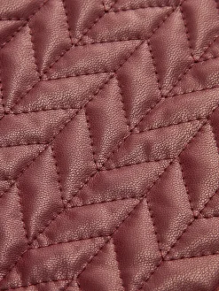 Quilted Faux Leather Skirt Skirts|Matching Sets