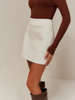 Quilted Faux Leather Skirt Skirts|Matching Sets