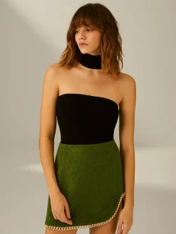 Online Racerback Halter Top Sweater Tops|Tank Tops & Camis