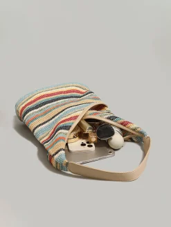 Outlet Rainbow Grass Woven Shoulder Bag Bags|Accessories