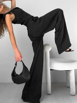 Outlet Relaxed Striped Suit Pants Set Pants Sets|Matching Sets