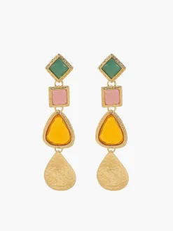 Discount Resin Geometric Drop Earrings Earrings|Accessories