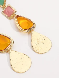 Discount Resin Geometric Drop Earrings Earrings|Accessories