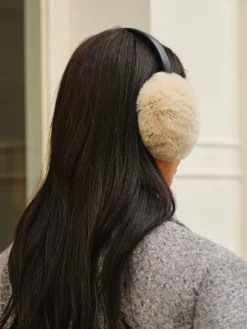 Hot Retractable Rabbit Fur Earmuffs Hair Claws & Hats|Accessories
