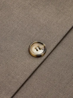Hot Retro Button Blazer With Belt Outerwear|Blazers