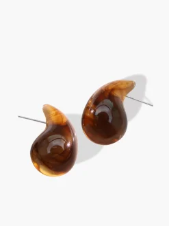 Online Retro Comma Drop Earrings Earrings|Accessories