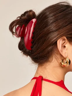 Best Retro Glossy Hair Claw Hair Claws & Hats|Accessories