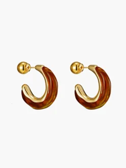 Online Retro Hoop Stud Earrings Earrings|Accessories