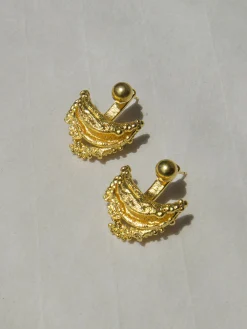 Clearance Retro Irregular Curved Stud Earrings Earrings|Accessories
