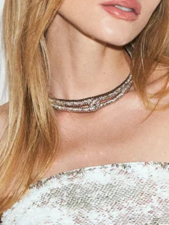 Discount Retro Metal Twist Texture Choker Necklaces|Accessories