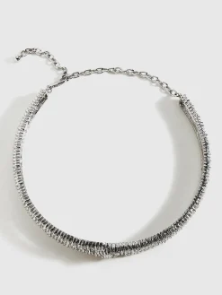 Discount Retro Metal Twist Texture Choker Necklaces|Accessories