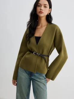 Best Retro Shift Cardigan Without Belt Cardigans|Sweaters & Cardigans