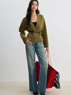 Best Retro Shift Cardigan Without Belt Cardigans|Sweaters & Cardigans