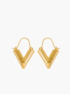 Online Retro V-Shape Pendant Earrings Earrings|Accessories