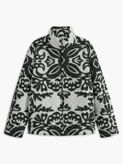 Clearance Retro Zipper Quilted Winter Coat Outerwear|Coats