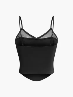 Clearance Rhinestone Bow Petite Cami Top Tank Tops & Camis|Tops