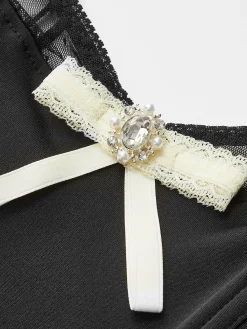 Clearance Rhinestone Bow Petite Cami Top Tank Tops & Camis|Tops