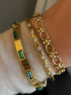 New Rhinestone Decor Bracelet Rings & Bracelets|Accessories