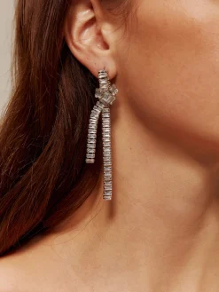 Discount Rhinestone Knotted Tassel Earrings Earrings|Accessories