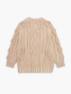 Online Rhinestone Pullover Twist Sweater Sweater Tops|Sweaters & Cardigans