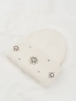 Sale Rhinestone Rabbit Fur Beanie Hair Claws & Hats|Accessories