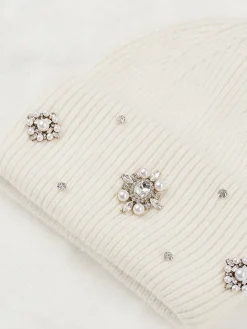 Sale Rhinestone Rabbit Fur Beanie Hair Claws & Hats|Accessories