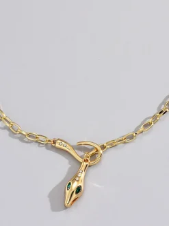 New Rhinestone Snake Chain Necklace Necklaces|Accessories