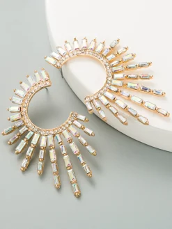 Online Rhinestones Sunshine Earrings Earrings|Accessories