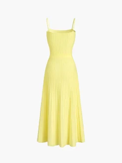 Rib Midi Sundress Sweater Dresses|Sweater Dresses