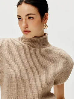 New Ribbed Cap Sleeve Warm Sweater Sweater Vests|Sweaters & Cardigans