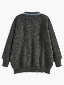 New Ribbed Cozy Panel Cardigan Cardigans|Sweaters & Cardigans
