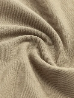 Ribbed Knit Long Sleeve Asymmetric Shirt T-shirts|Knitwear
