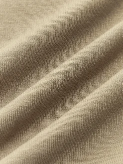 Ribbed Knit Long Sleeve Asymmetric Shirt T-shirts|Knitwear
