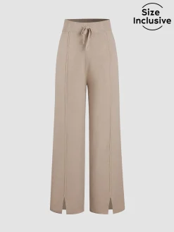 Sale Ribbed Mystique Wide Leg Pants Wide Leg|Pants