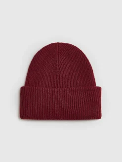 Hot Ribbed Soft Wool Hat Hair Claws & Hats|Accessories