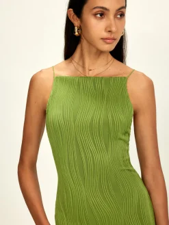 Hot Ribbed Split Bodycon Cami Dress Casual Dresses|Summer Dresses