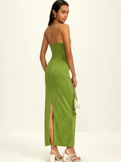 Hot Ribbed Split Bodycon Cami Dress Casual Dresses|Summer Dresses