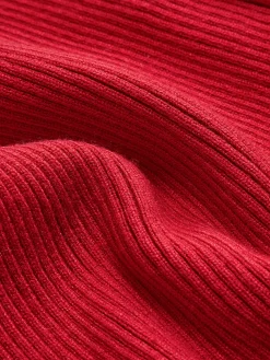 Online Ribbed Tie Neck Sweater Vest Sweater Vests|Sweaters & Cardigans