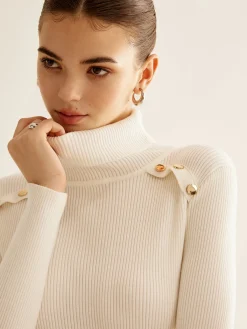 Best Ribbed Turtleneck Slim Sweater Sweater Tops|Sweaters & Cardigans