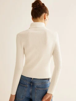 Best Ribbed Turtleneck Slim Sweater Sweater Tops|Sweaters & Cardigans